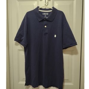 IZOD Navy Blue Boys Slim fit Polo Shirt Small